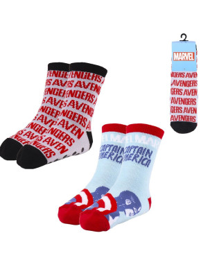 Avengers Marvel Chaussettes antidérapantes 2 pièces