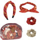 SET DE BELLEZA ACCESORIOS 4 PIEZAS HARRY POTTER GRYFFINDOR