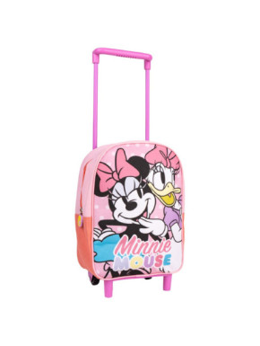 MOCHILA INFANTIL TROLLEY ESCOLAR MINNIE