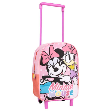 MOCHILA INFANTIL TROLLEY ESCOLAR MINNIE