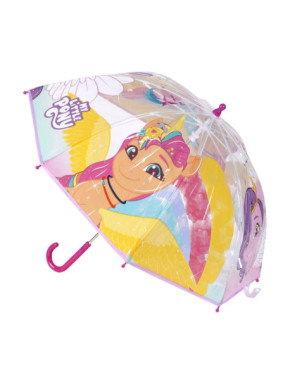 PARAGUAS MANUAL POE BURBUJA MY LITTLE PONY