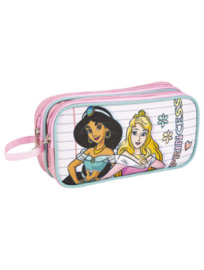 ESTUCHE PORTATODO 2 COMPARTIMENTOS PRINCESS
