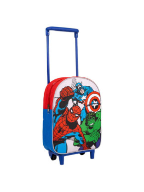 MOCHILA INFANTIL TROLLEY ESCOLAR AVENGERS