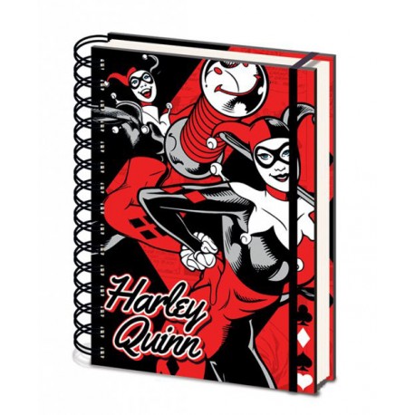 Cuaderno espiral A5 Harley Quinn