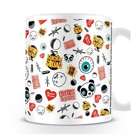 Taza Pattern Suicide Squad