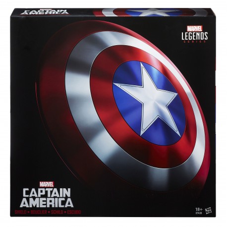 Schild van Captain America replica op 1:1