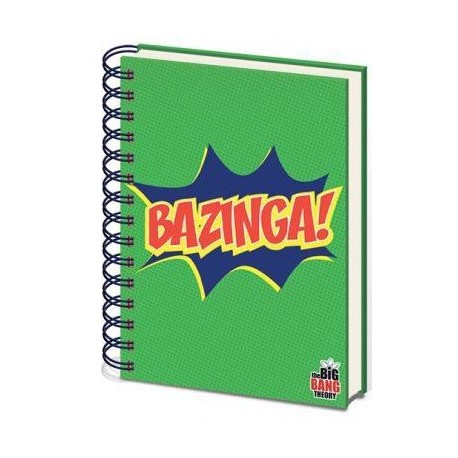 Spiral notebook A5 Bazinga