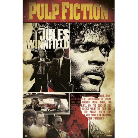 Affiche De Pulp Fiction Jules