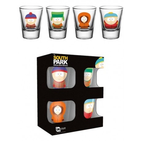 Set glasses shot glass South Park