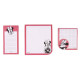 Set de notes autocollantes Minnie Mouse Disney