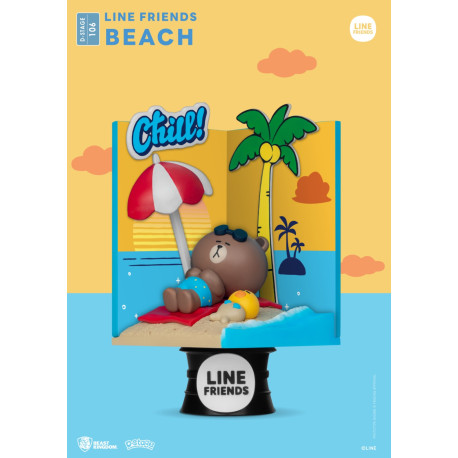 Figura Dstage Line Friends Playa