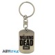 Keychain de Walking Dead en métal de feuille