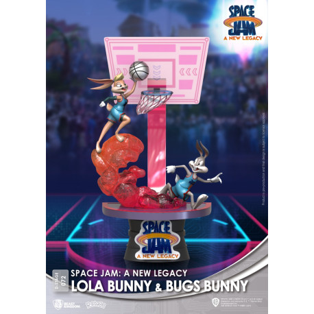 Figura Dstage Space Jam 2 Lola Bunny Y Bugs Bunny