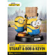 Figura Master Craft Minions Stuart Bob Y Kevin