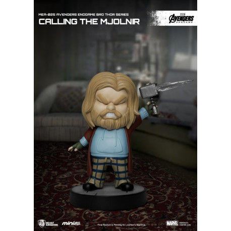 Figura MiniEgg Vengadores Endgame Bro Thor Mjolnir