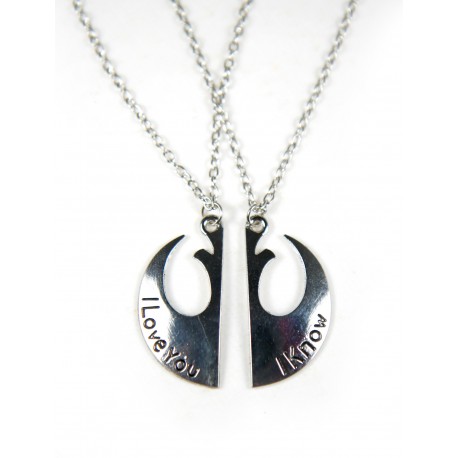 Star Wars pendants I love you, I Know