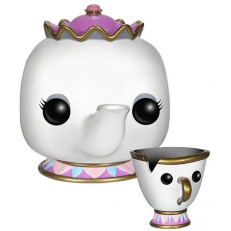 Funko Pop Mrs. Potts e chipBella e la Bestia