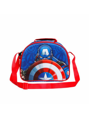 Bolsa portameriendas Capitán América Multicolor