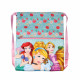 Mochila saco de cuerdas Princesas Disney Azul