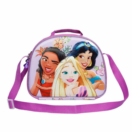 Bolsa portameriendas Princesas Disney Malva