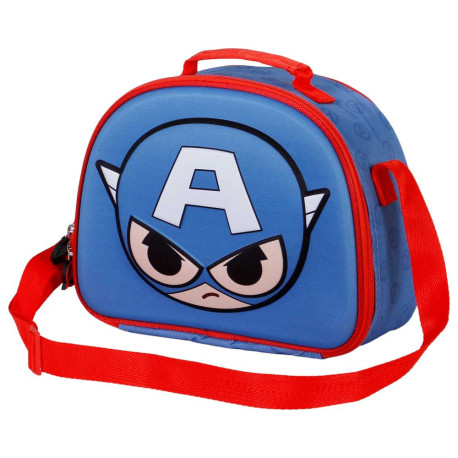 Bolsa portameriendas Capitán América Azul