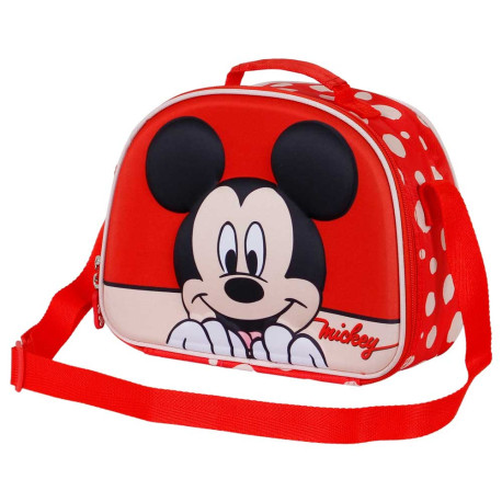 Bolsa portameriendas Mickey Mouse Roja