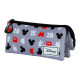 Estuche portatodo Mickey Mouse Gris