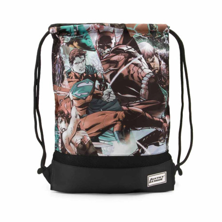 Bolsa gym Justice League Gris