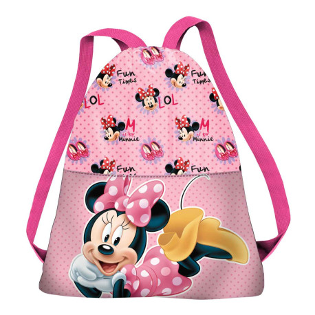 Bolsa gym Minnie Mouse Rosa
