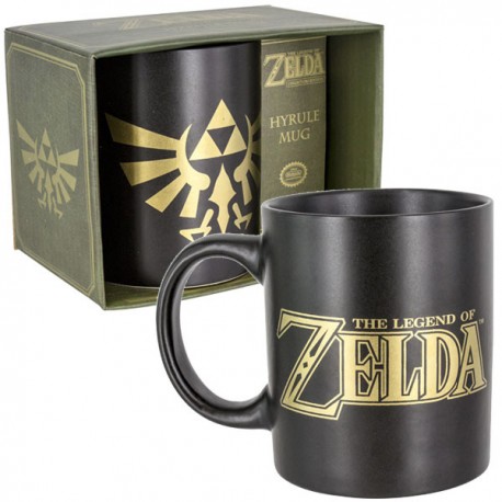 Taza Zelda trifuerza negra