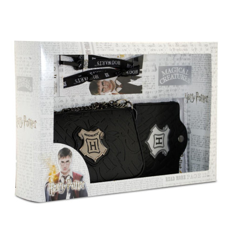 Set regalo cartera Harry Potter Negro