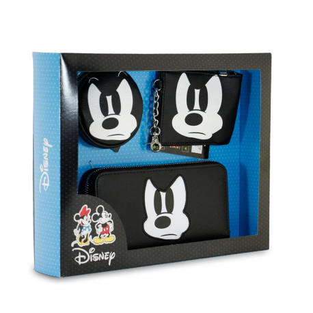 Set regalo cartera Mickey Mouse Negro