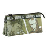 Estuche portatodo Los Vengadores Verde Militar