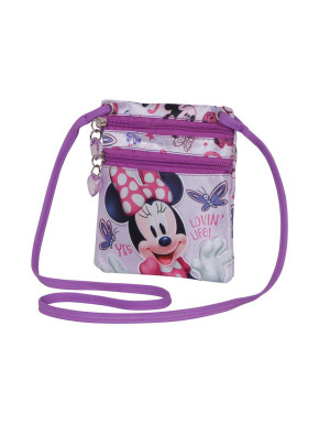 Bolso bandolera Minnie Mouse Lila