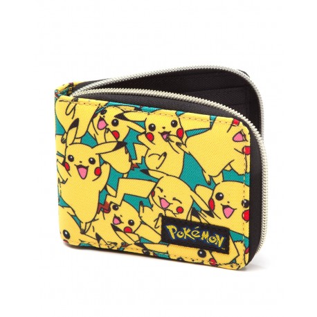 Cartera cremallera mosaico Pikachus