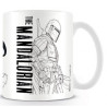 Taza Star Wars The Mandalorian Line Art