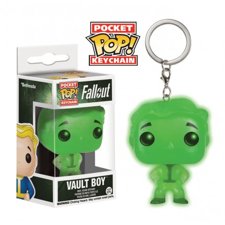 Keychain Mini Funko Vault Boy Retombées luminescents