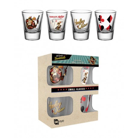 Vasos chupito Harley Quinn BombShells