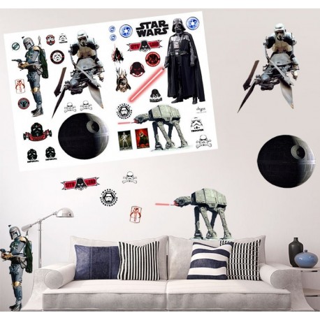 Set di adesivi in vinile gigante di Star Wars