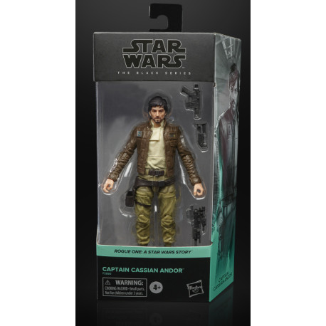 Figura Star Wars Capitan Cassian Andor Serie Black