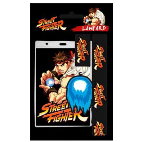 Llavero y cinta identificador Street Fighter