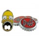 Set bottle opener and coasters Simpson