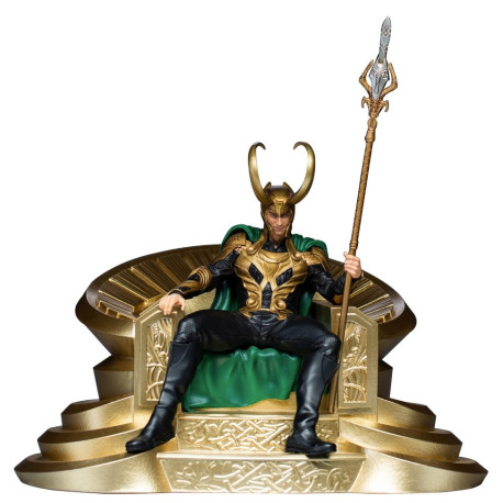 Figura Marvel Saga Del Infinito Loki Trono