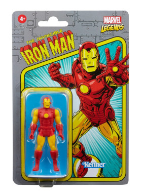 Figura Marvel Iron Man Comic Coleccion Retro