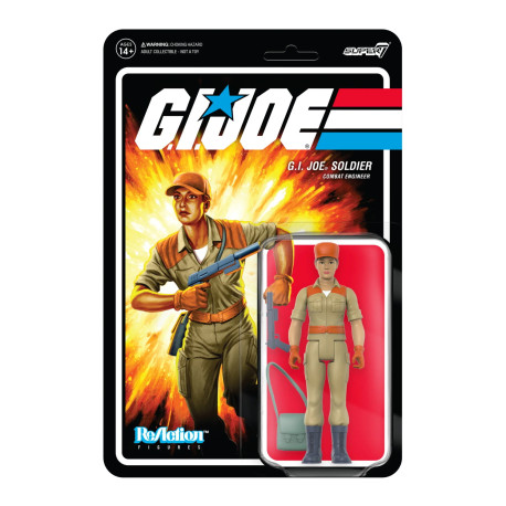 Figura Gi Joe Mujer Combat Engineer Short Hair Tan