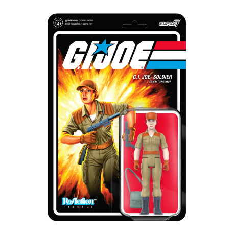 Figura Gi Joe Female Combat Engineer Bun Hair Pink