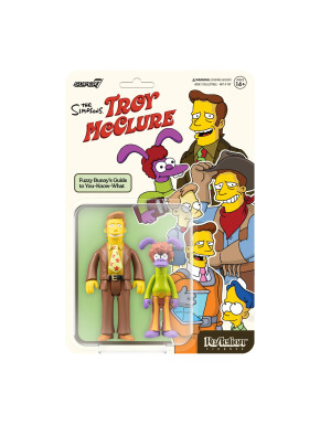Set 2 Figuras Simpsons Troy Mcclure Y Fuzzy Bunny