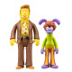 Set 2 Figuras Simpsons Troy Mcclure Y Fuzzy Bunny