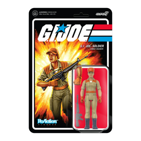 Figura Gi Joe Female Combat Engineer Bun Hair Tan