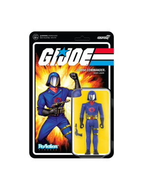 Figura Reaction Gi Joe Cobra Commander Toy Colors